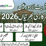 Governor Secretariat Lahore Jobs 2026