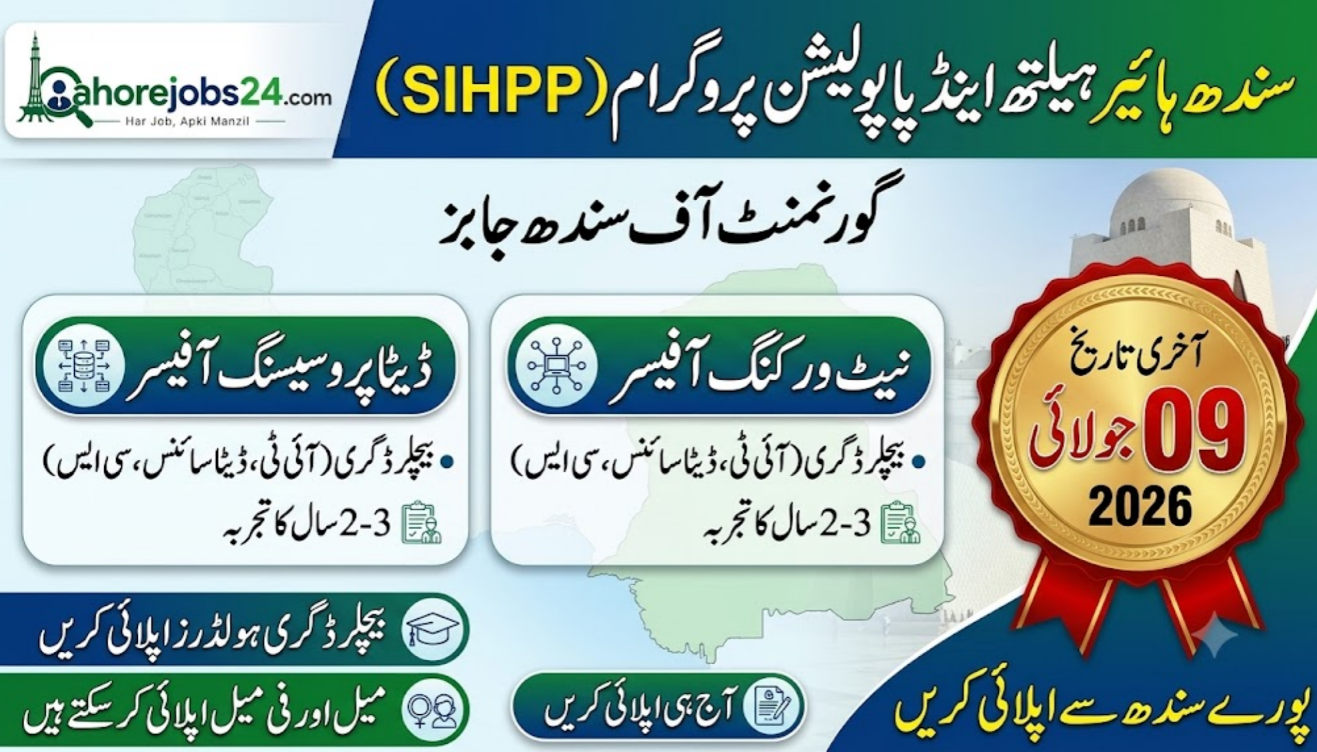 Sindh Integrated Health Jobs 2026