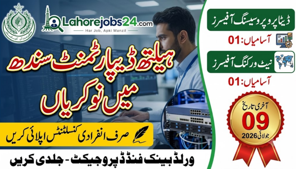 Health Department Sindh Hiring 2026