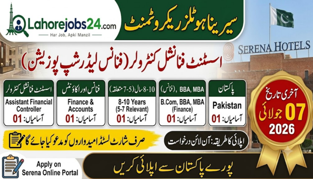 Serena Hotels Assistant Financial Controller Jobs 2026
