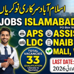 Government Organization Islamabad Jobs 2026