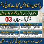 Pakistan Scouts Cadet College Mansehra Jobs 2026