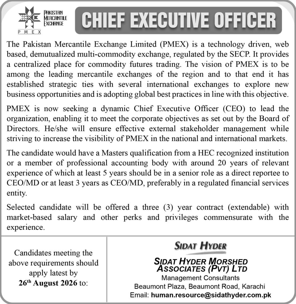 Pvt Ltd Karachi Jobs 2026