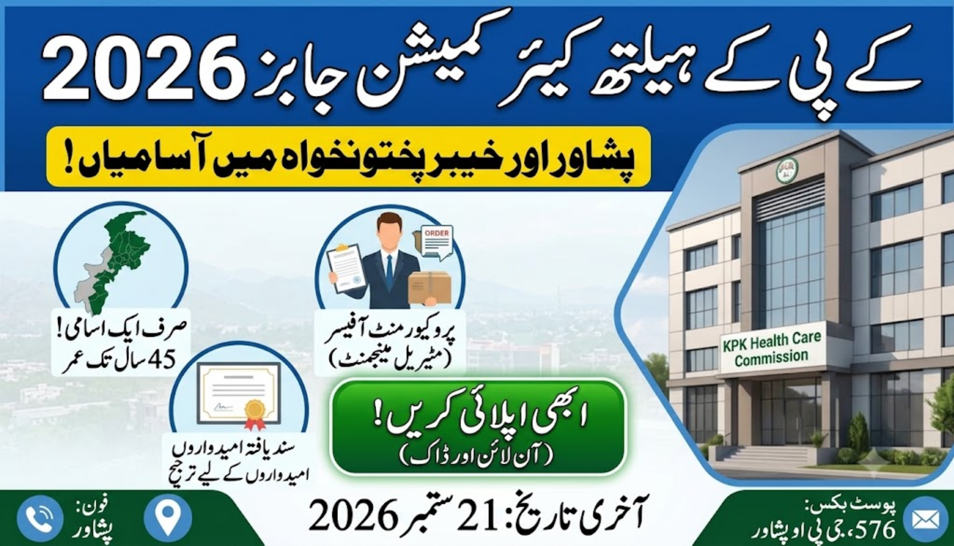 KPK Health Care Commission Jobs 2026