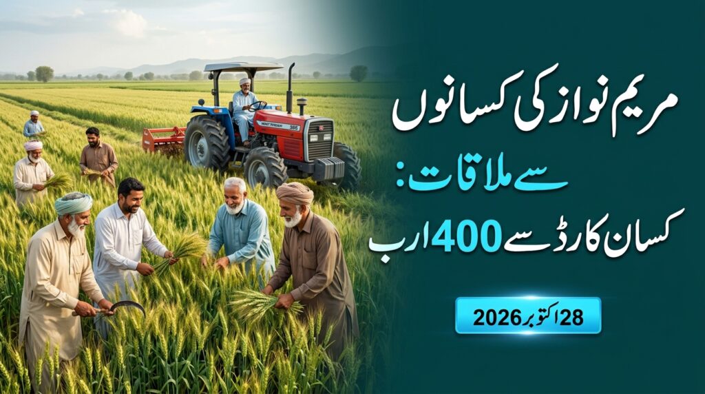 Maryam Nawaz Meets Punjab Farmers: Rs400 Billion Kisan Card Support for 1 Million Farmers Maryam Nawaz Meets Punjab Farmers: Rs400 Billion Kisan Card Support for 1 Million Farmers